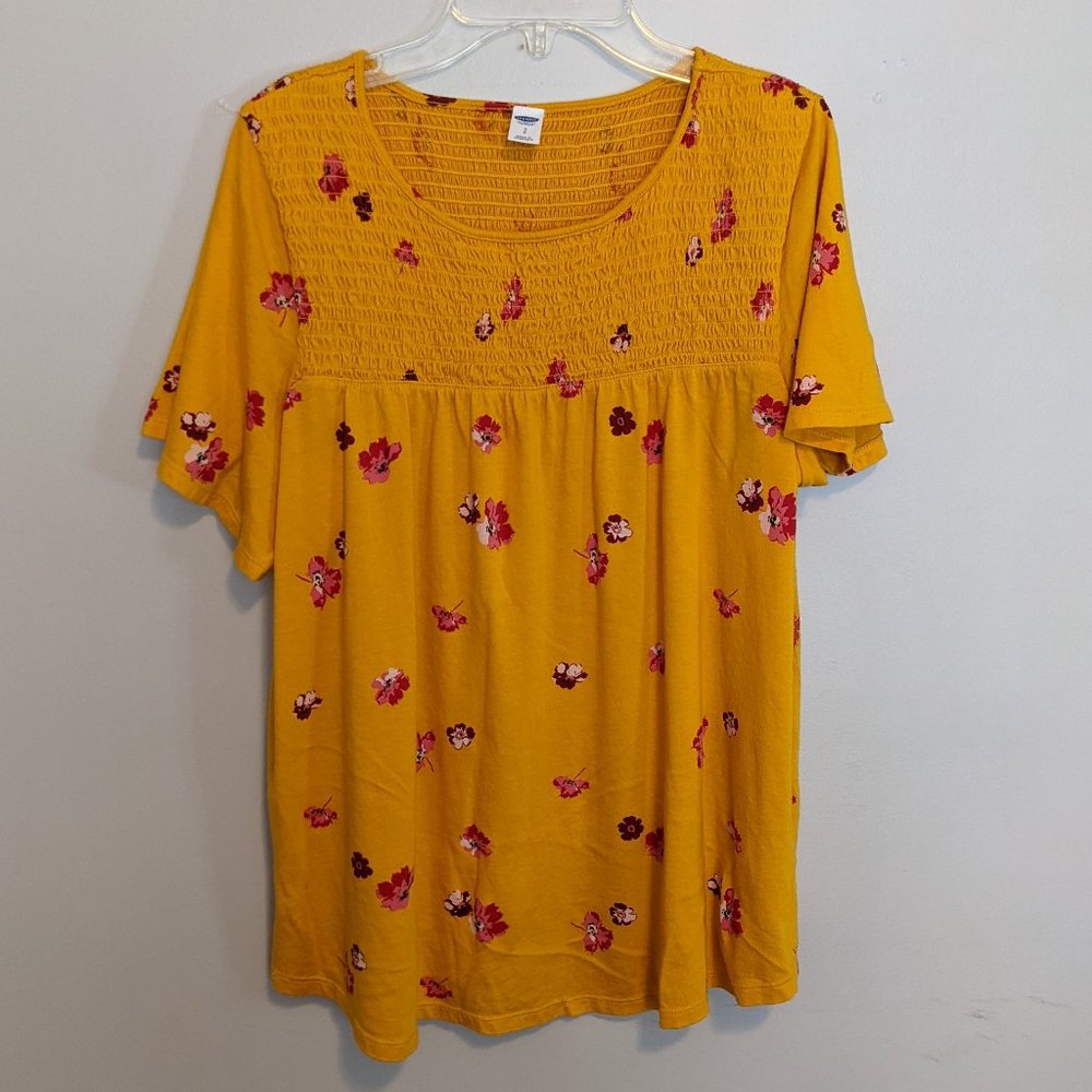 Smocked Swing Shirt